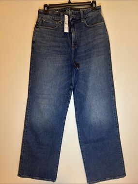 J. Crew Medium Blue Relaxed Straight Jeans
